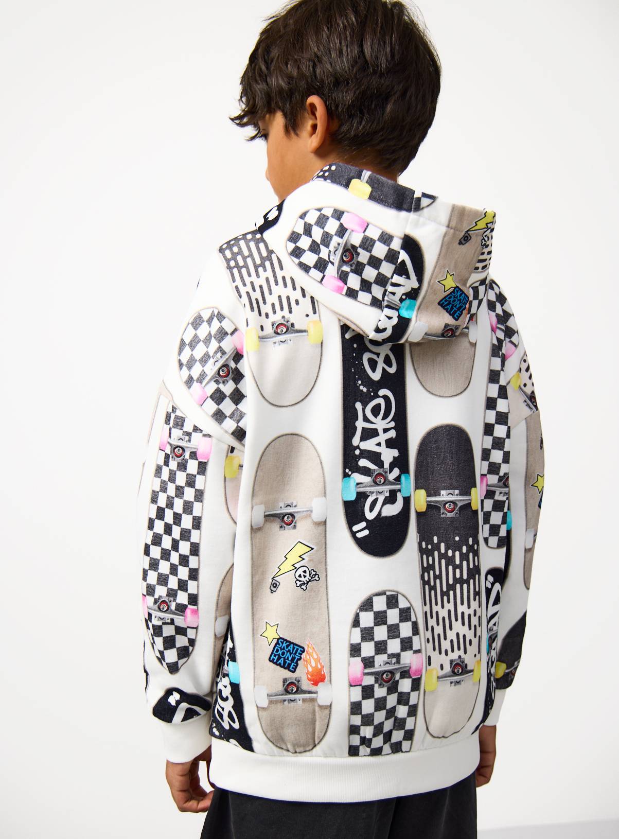 City Life Photographic Skate Hoodie  12 years - Image 5